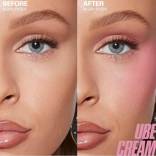 Huda Blush Filter Liquid Blush - Ube Cream (Electric Lilac) - 4.5 mL / 0.15 fl oz