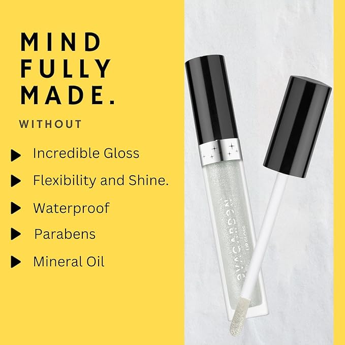 Diamond Lip Gloss - Concentration of Pearls Gives Dazzling Shine - Light and Moisturizing Film with Excellent Hold - Spreads Evenly with No Stickiness - 855 Clubber - 0.09 oz