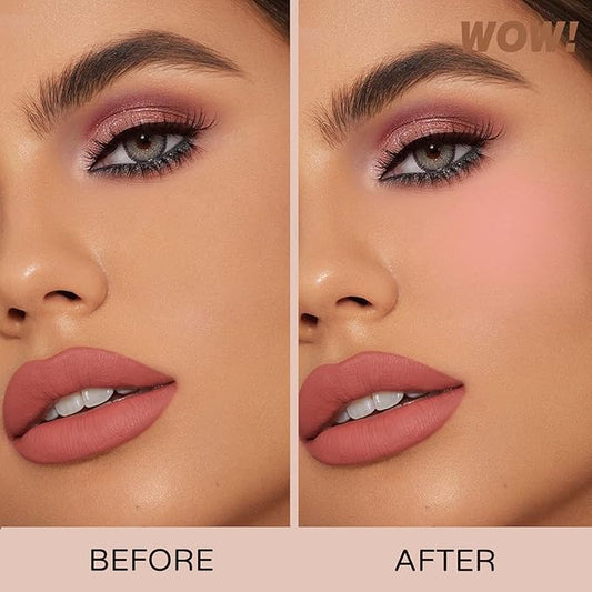 Cilrofelr Soft Cream Liquid Blush, Creamy Blush Makeup for Cheek, Dewy Finish, Buildable Pigment, Lightweight, Long Lasting, For Natural-looking Flush & Everyday Wear - Alluring (0.22 fl. oz.)