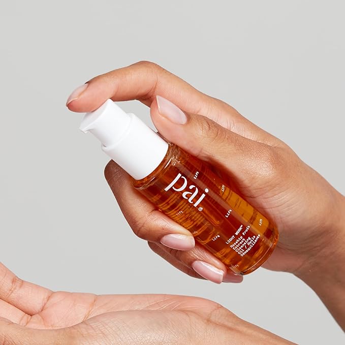 PAI SKINCARE - Light Work Organic Rosehip Fruit Extract Cleansing Oil | Natural, Vegan, Sensitive Skincare (0.9 fl oz | 28 mL)