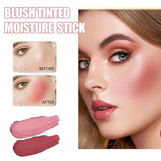 Liquid Blush Stick - Cream Blusher for Natural, Waterproof, Long-Lasting Makeup - On-The-Go Brushes for Cheeks - Suitable for All Skin Types (2PC)