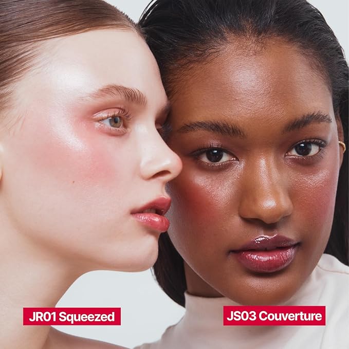 Glowy Jelly Pot | Dewy Jelly Lip & Blush Color, Tinted Glow Balm, Dewy Buildable Finish – Couverture (Berry Choco) | 0.14 oz