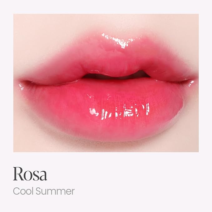 Espoir Couture Lip Tint Glaze #5 Rosa 0.14oz | Volumizing Lip Stain with Syrupy Shine | Long-Lasting & Vibrant Color for Radiant Lip Look | Moisturizing & Glossy Lip Tint | Korean Lip Makeup