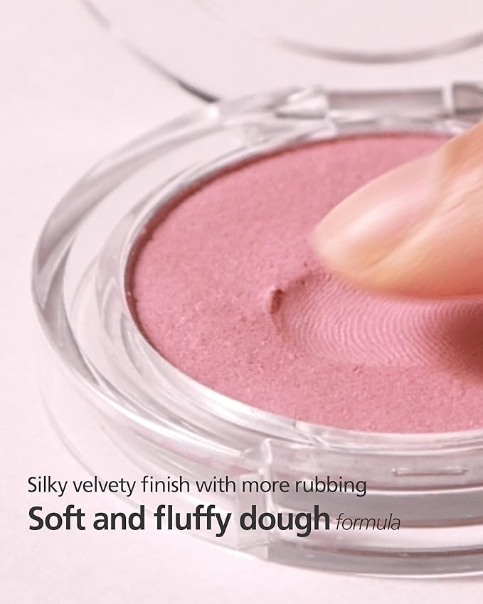 THESAEM Jelly Blusher PP02 Baby Lavender - Velvety Finish Soft Jelly Powder Cheek - Easy Blending Formula- Lightweight, Smooth, Natural Buildable Blusher