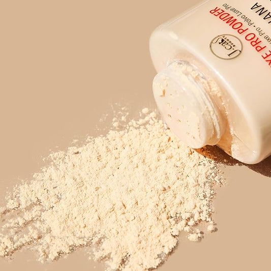 J.Cat Beauty Luxe Pro Makeup Setting Powder, Matte Finish, Helps Absorb Oil and Minimizes Pores, Suitable for Baking, Shade Chestnut, 1.5 Oz