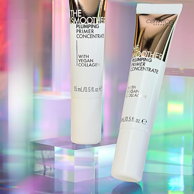 Catrice | The Smoother Plumping Primer Concentrate | With Vegan Collagen & Niacinamide | Hydrates & Visibly Fills Fine Lines for Youthful Radiant Skin | 95% Natural Ingredients | Vegan & Cruelty Free