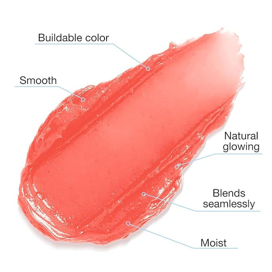 Boobeen Lightweight Blush Rouge Color Changing Blusher for Cheeks and Lips Balm Multi Use Cream Easy To Blend, Blush Oil Natural Dewy Finish