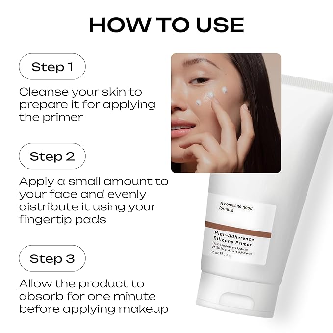 Silky Makeup Base Face Primer – Pore-Blurring, Mattifying & Hydrating Lotion – Lightweight, Oil-Free Face Cream for a Flawless, Long-Lasting Look – Preps & Protects Skin