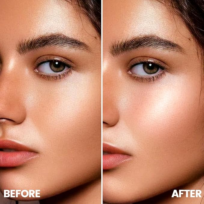 FOCALLURE Shimmer Liquid Highlighter, Smooth Cream Formula and Non-greasy Finish,Delivers a Natural Glow, Long Lasting Illuminator Highlighter Face Enhancing Makeup,CP01 Miracle Focus