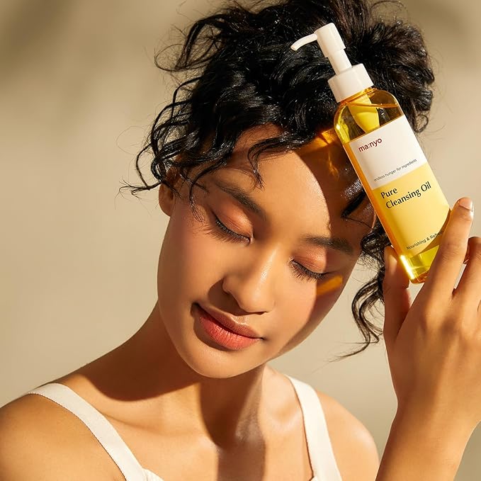 ma:nyo Pure Cleansing Oil Korean Facial Cleanser, Blackhead Melting, Daily Makeup Removal with Argan Oil, Korean Skin care 6.7 fl oz *(2 Pack)
