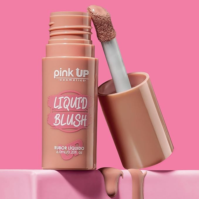 | Liquid Blush | Long-Lasting Liquid Blush | Non-Greasy | Highly Pigmented | Suitable for All Skin Types | Matte Colors | Subtle Shimmer Highlights | Shade: Dream | 6ml | Model PKLB01