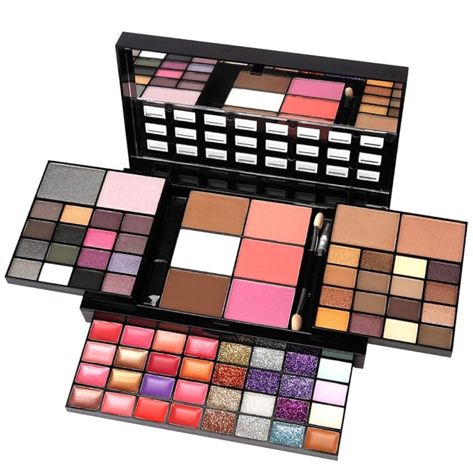 All In One Makeup Gift Set Kit For Women Girls, 74 Colors Cosmetic Makeup Palette,Makeup Kit for Women Full Kit Make up Pallet