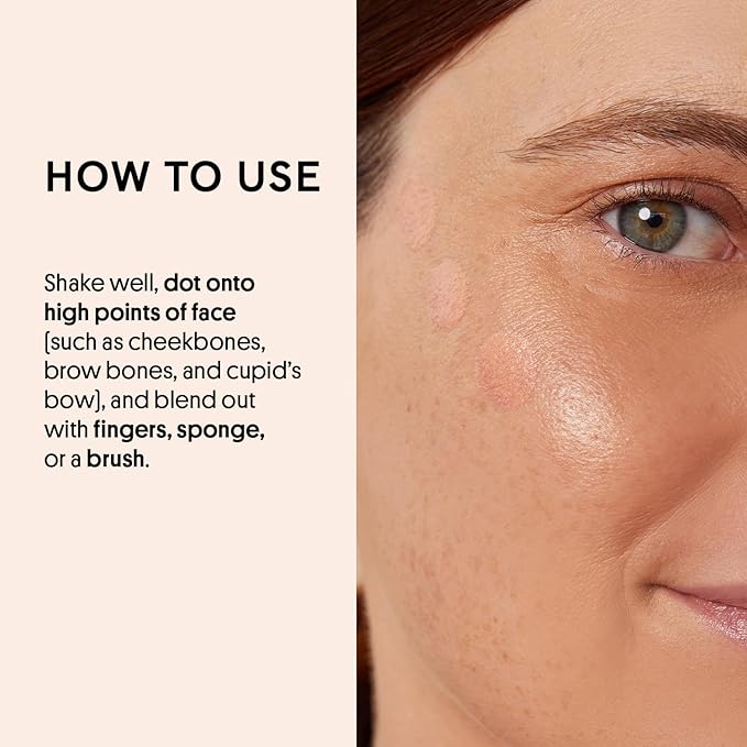 Winky Lux Cheeky Rose Liquid Highlighter, Gel Cream Highlighter with Blendable Buildable Pigment, Long-Lasting Weightless Finish, Pink Opal