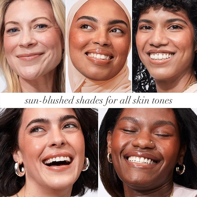 MAEPEOR Cream Face Blush 8 Color Lightweight Smooth Natural Look Matte Face Blush Long-Lasting Buildable Blusher for Cheeks (106 Sunset)
