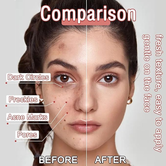 3 in 1 Color Correcting Cream,Moisturizing Isolation Cream Oil Control One Step Color Corrector,Skin Tone Correcting Concealer & Invisible Pore Face Primer Foundation Makeup