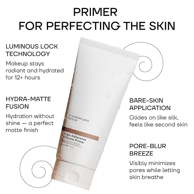 Hydrating Face Primer, lightweight makeup base, improves skin texture, suitable for all skin types, long-lasting and nourishing, paraben-free.