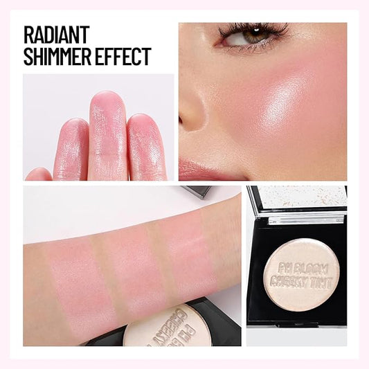 Color Changing Blush Jelly Cream PH Temperature Change Magic Gloss Blusher for Cheek Eye and Lip Longlasting Blendable Moisturizing Shimmer Dewy Glow Finish Blush Tinted Palette Makeup