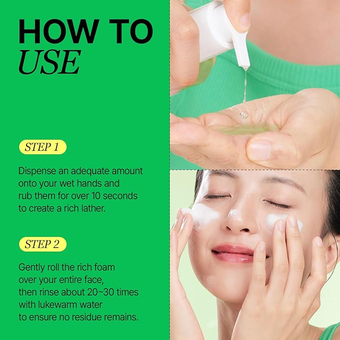 Cleansing Duo, LHA Deep Cleansing Oil & Gentle Exfoliation Cleanser, Hydrating Facial Wash and Makeup Remover for Sensitive Skin, Oily Skin