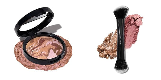 Baked Blush-n-Bronze, Earthy Bronze + Dual-Ended Blush + Bronzer Brush