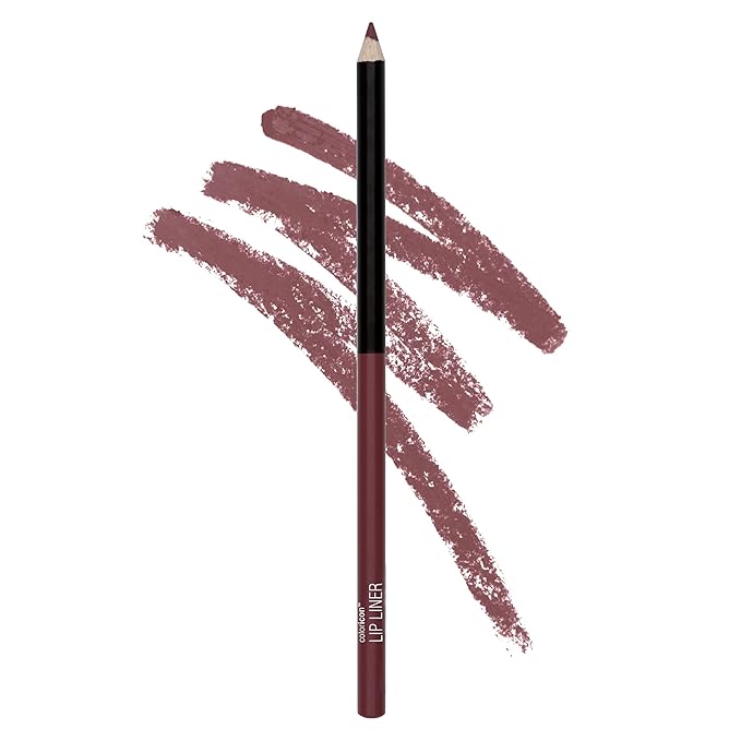 wet n wild Lip Liner Pencil Color Icon 2-Piece Lip Color Makeup Bundle, Dark Brown Chestnut and Plumberry