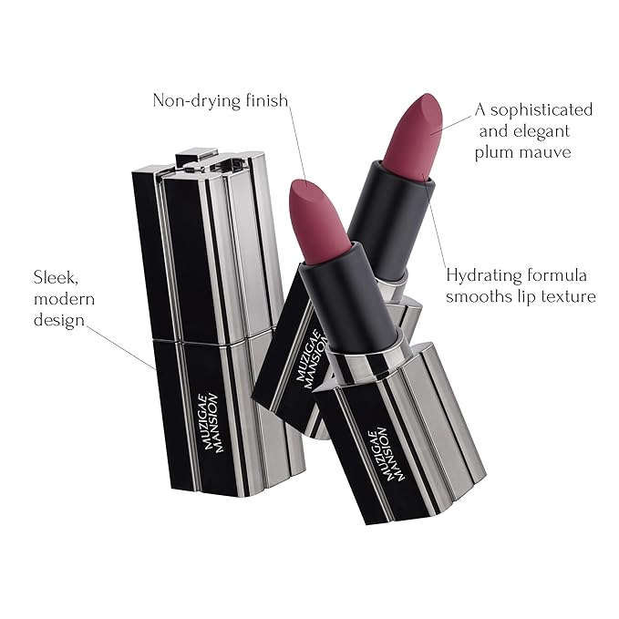 MUZIGAE MANISON City Chic Trio - 07 Hippy | Objet water 01 Signature & 02 Spicy & Moodwear Blur 07 Hippy | K-Beauty Lip Stain Matte Lipstick
