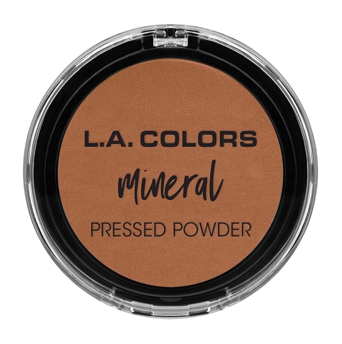 L.A. COLORS Mineral Pressed Powder, Toasted Almond CMP380