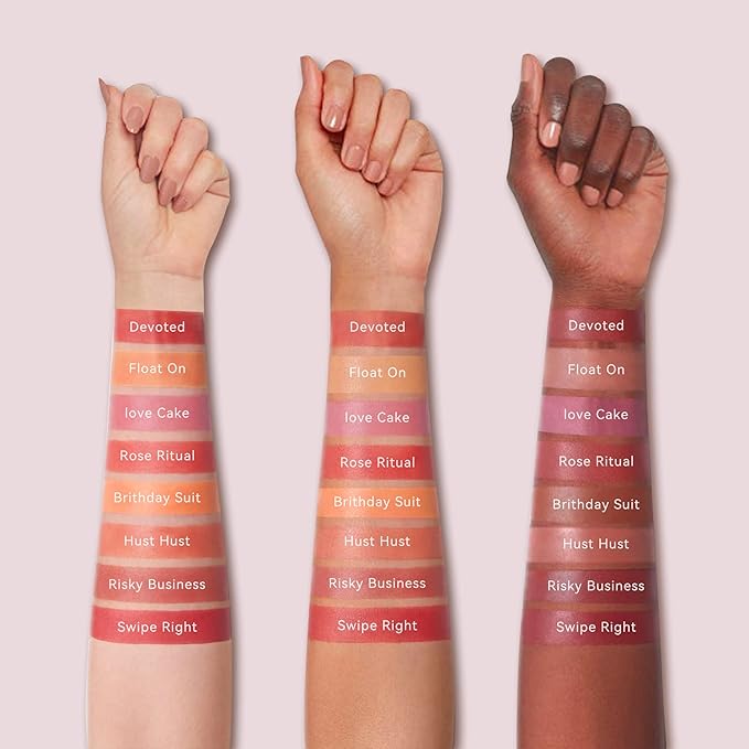 Liquid Blush Makeup,Soft Cream Blush for Cheeks, High-pigmented, Long-Wearing, Waterproof, Natural Glossy, Skin Tint Blush Stick Face Makeup for Women and Girls(float on)