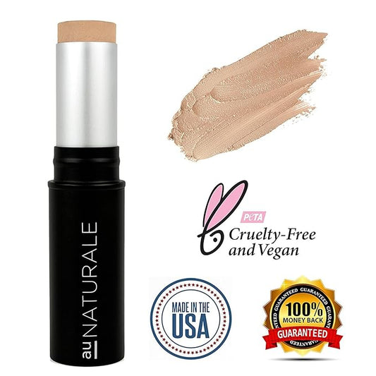 Au Naturale Zero Gravity C2P Foundation, Organic Full Coverage Creamy Foundation, Concealer Stick, Foundation Face Makeup for Women & Girls - Lucia