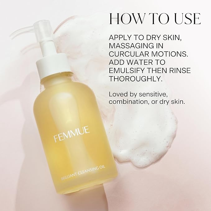 Brilliant Cleansing Oil (4.23 oz) | Luxurious Camellia Oil Face Cleanser & Gentle Makeup Remover | Hydrating and Moisturizing Korean Skincare | Fortifies Skin Barrier