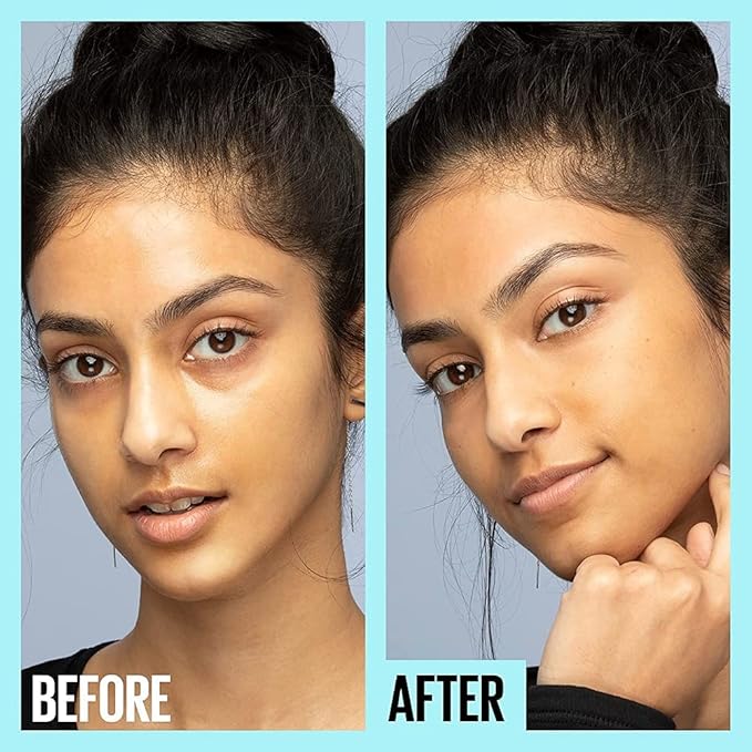 Maybelline Fit Me Matte + Poreless Mattifying Face Primer Makeup With Sunscreen, Broad Spectrum SPF 20, 16HR Wear, Shine Control, Clear, 1 Count (Pack of 2)
