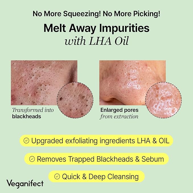 Cleansing Duo, LHA Deep Cleansing Oil & Gentle Exfoliation Cleanser, Hydrating Facial Wash and Makeup Remover for Sensitive Skin, Oily Skin