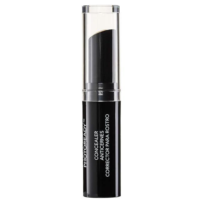 Revlon Concealer Stick, PhotoReady Face Makeup for All Skin Types, Longwear Medium- Full Coverage with Creamy Finish, Lightweight Formula, 004 Medium, 0.11 Oz