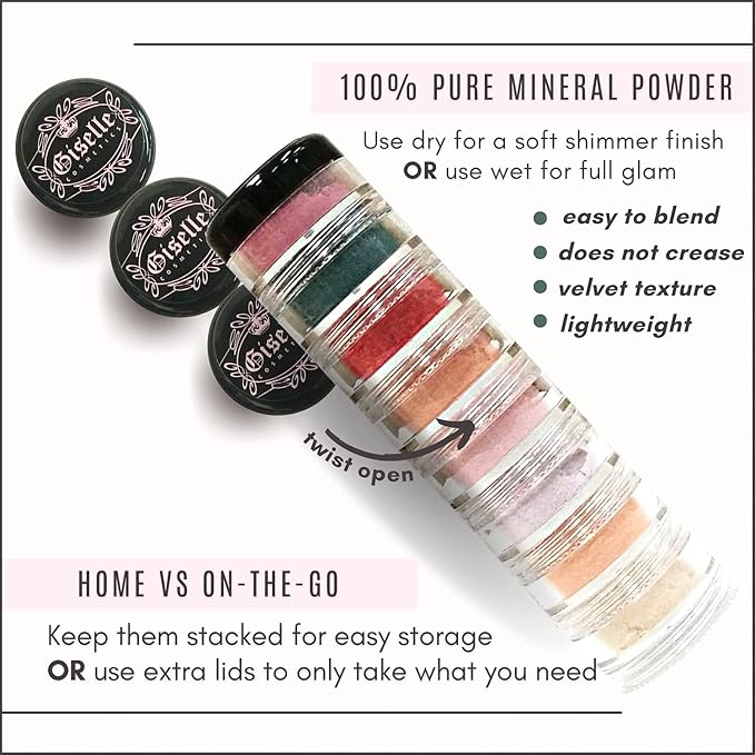 Summer Cupcake Mineral Eye Shadow Pallet, Organic Makeup Kit with Brown Eyeshadow, Nutural Eyeshadow, Mineral Powder, Contour Kit, Highlighter Palette, Hypoallergenic Eyeshadow