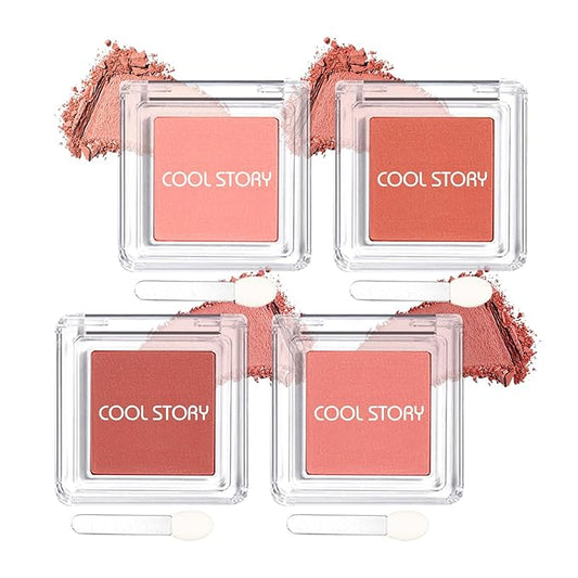 2 Color Cream Face Blush for Cheeks Pallete Women Makeup (4 Colors)