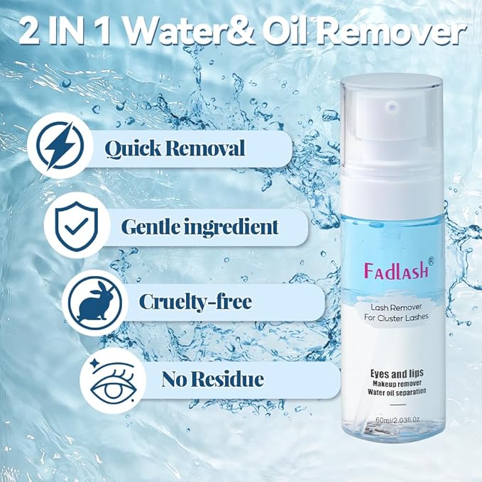 Eyelash Extension Remover 10g Lash Extension Remover Dissolves Powerful and 60ML Eyelash Extension Remover Gentle Soothing Cluster Lash Extension Remover