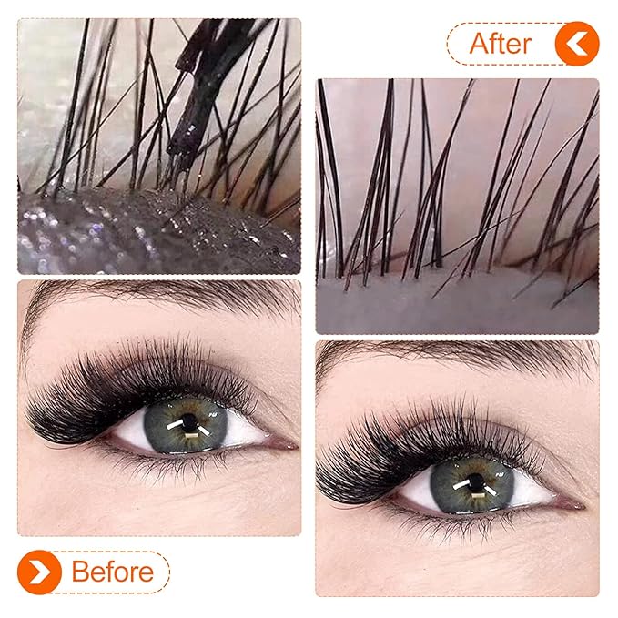Eyelash Shampoo Concentrate 100ml Lash Extensions Cleanser Concentrate Turmeric Foaming Shampoo Paraben & Sulfate Free Wash for Extensions Lashes with Salon Home Care-Makes 60ml Bottles
