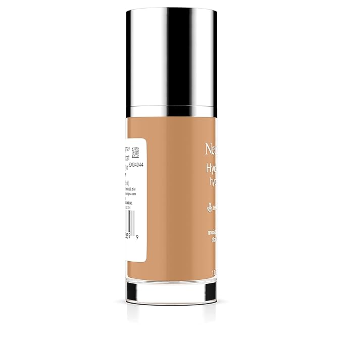 Neutrogena Hydro Boost Hydrating Tint with Hyaluronic Acid, Lightweight Water Gel Formula, Moisturizing, Oil-Free & Non-Comedogenic Liquid Foundation Makeup, 85 Honey Color 1.0 fl. oz