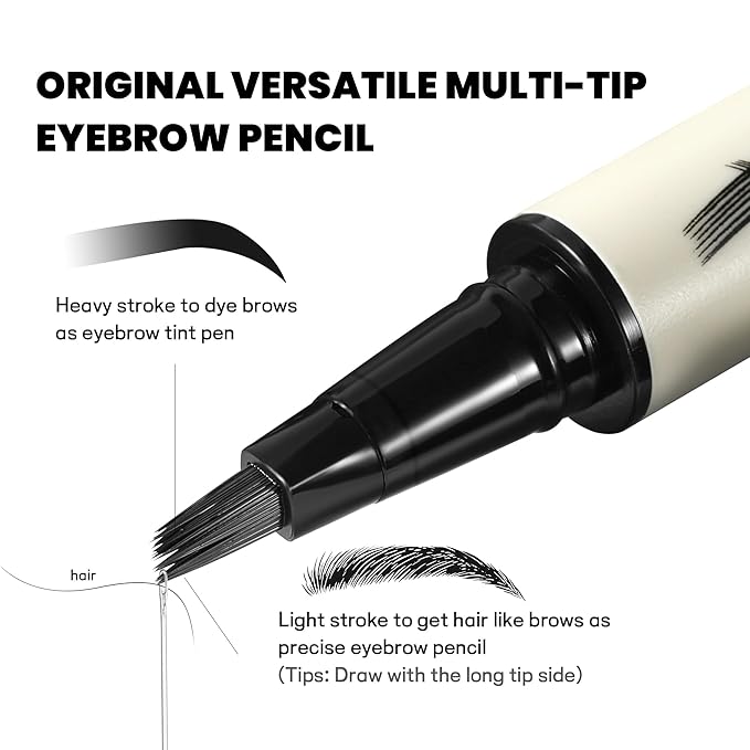 12Pcs Lip Liner Set and 2 Pack Microblading Eyebrow Pencils for Women