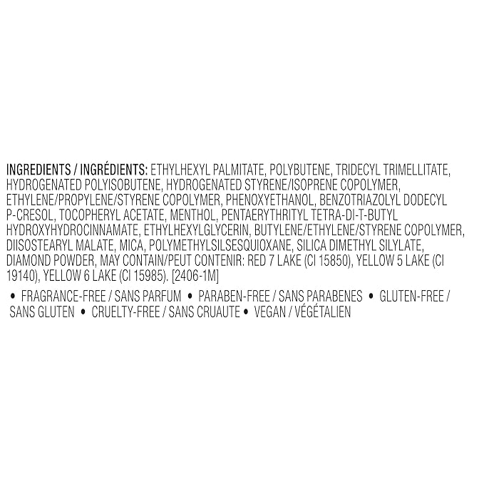 Physicians Formula Mineral Wear Diamond Lip Oil, High-Shine Serum Hybrid with Diamond Dust, Vitamin E, & Mineral Powder, Talc-Free, Cruelty-Free, & Vegan - Pink Diamond