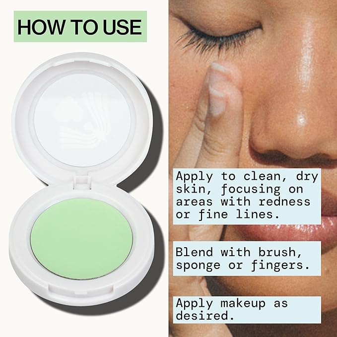 Pacifica Earthly Being Magic Correcting Balm – Green Color Corrector Face Primer for Redness, Vegan & Cruelty-Free Smoothing Balm, 0.28 oz