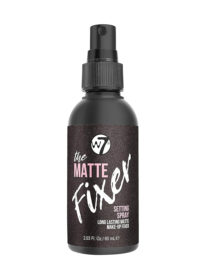 W7 The Fixer Makeup Setting Spray - Matte Finish - Long-Lasting, Ultra-Fine Formula - Cruelty Free and Vegan