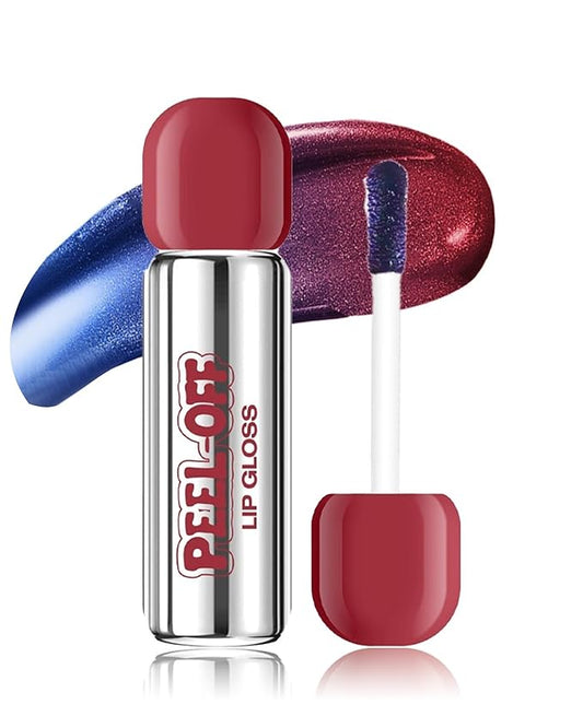 Peel Off Lip Stain, Matte Nude Liquid Lip Stain Peel Off Lip Liner Tattoo Non Stick Lip Gloss, Long Lasting Waterproof Red Lip Tint Lipstick Intense Lip Color Highly Pigmented for Women Lip Makeup-06