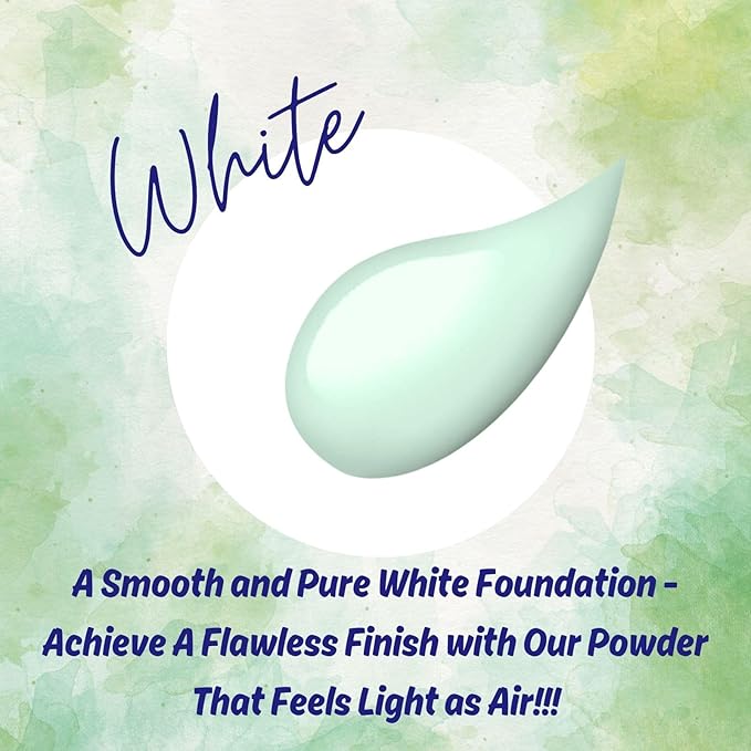 Suppin Setting Powder & Hydrating BB Cream, Pressed Powder with Skin-Smoothing Amino Acid+ Lightweight Makeup Foundation Moisturizer Cream with Botanical Extract Formula, White Floral Bouquet