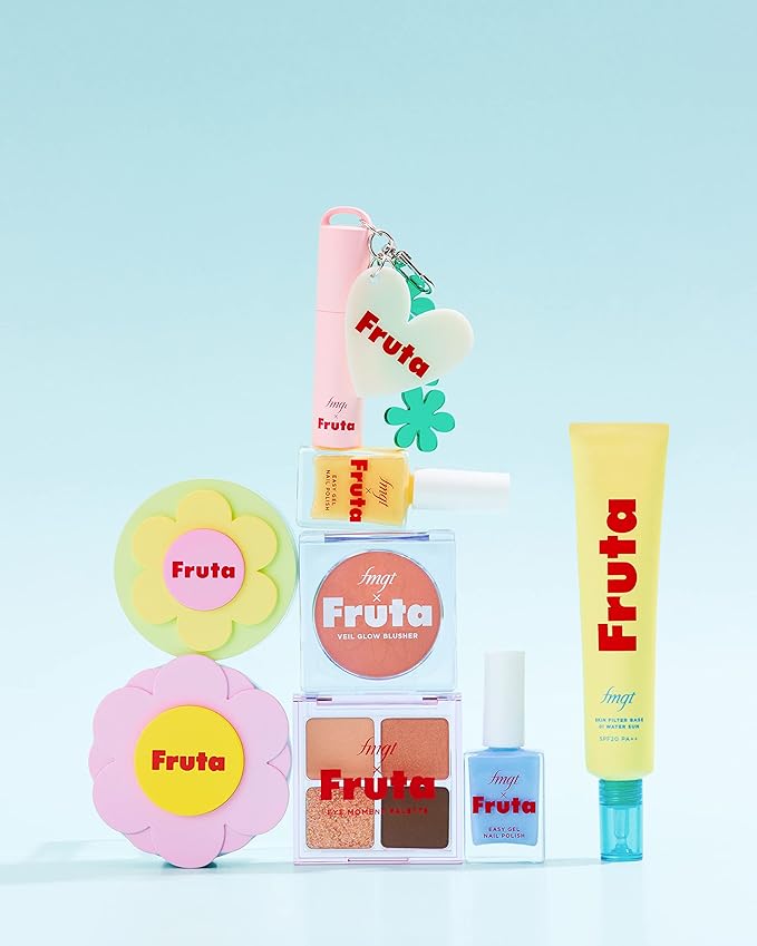 THE FACE SHOP Fruta Veil Glow Blush | Lively Complexion,Natural Look | Adheres Skin Evenly without Fallouts | Pink Garden,4.2g,K-Beauty