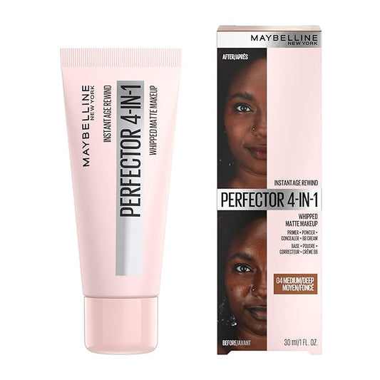 Maybelline Instant Age Rewind Instant Perfector 4-In-1 Matte Makeup, 04 Medium/Deep, 1 Count (Pack of 2)