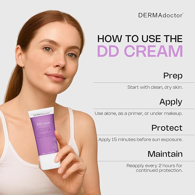 DERMAdoctor DD Cream Dermatologically Defining BB Cream Broad Spectrum SPF 30, 1.3 Fl Oz