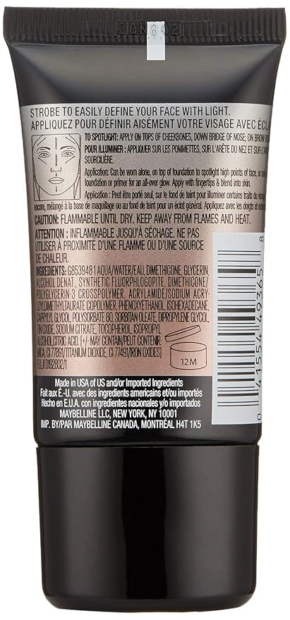 Maybelline New York Master Strobing Liquid Illuminating Highlighter, Light/Iridescent, 0.67 fl. oz.