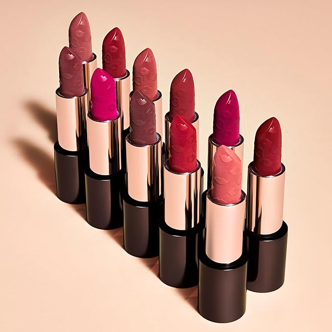 Sinful Matte Lipcolor - Long Lasting Lipstick - Creamy Matte Lipstick Hydrate Lips - Preservative-Free - 029 Lights Off - 0.12 oz