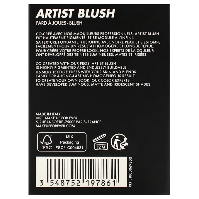 Artist Blush - B300 Anywhere Peach by Make Up For Ever for Women - 0.14 oz Blush