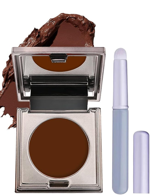 Long Lasting 2-in-1 Creme Cheek Blush + Lip Stain Lipstick, High Pigmented Tinted Lip Balm Blusher with Brush,Hydrating Cream Texture for Cheek,Eye & Lip Tint, Women's Day Makeup Gift for Women-02